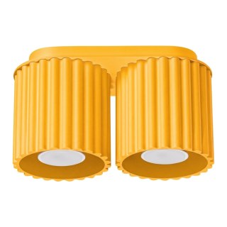 Sollux Lighting Plafon AURA 2 żółty GU10