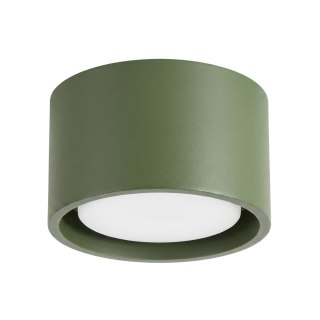 Sollux Lighting Plafon MODO 1 zielona oliwka Gx53
