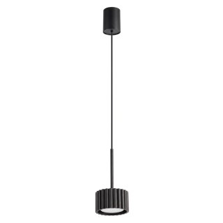 Sollux Lighting Lampa wisząca AURA 1 czarna Gx53