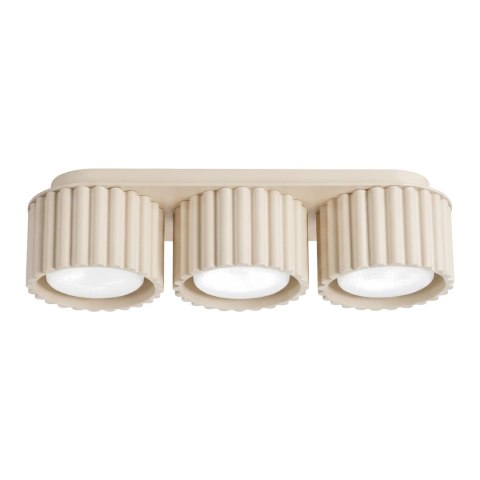 Sollux Lighting Plafon AURA 3 beżowy Gx53