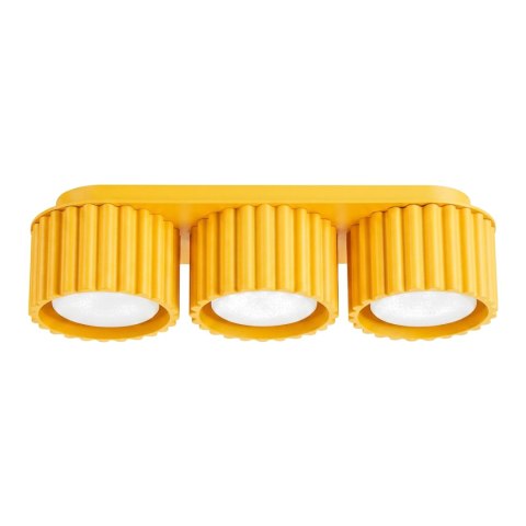 Sollux Lighting Plafon AURA 3 żółty Gx53