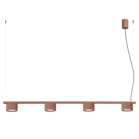 Sollux Lighting Żyrandol AURA 4 mocca Gx53