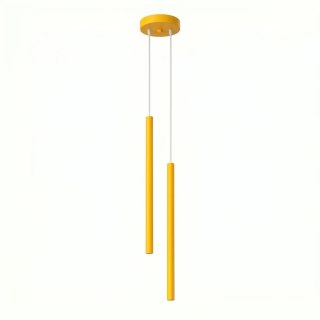 Sollux Lighting Lampa wisząca PASTELO 2 żółta