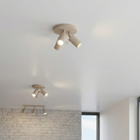Sollux Lighting Plafon RING 3P taupe