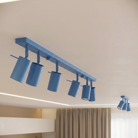 Sollux Lighting Plafon RING 2 błękitny