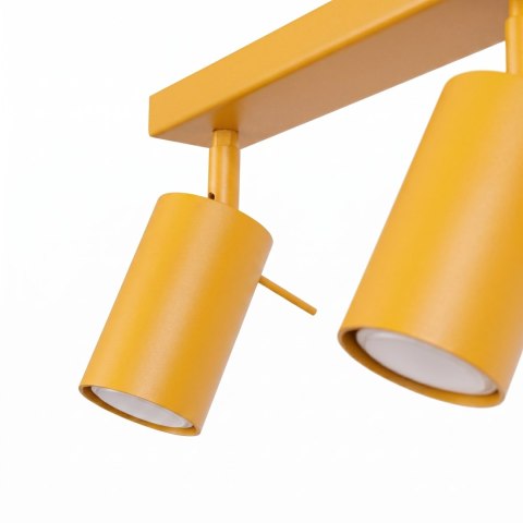Sollux Lighting Plafon RING 3L żółty