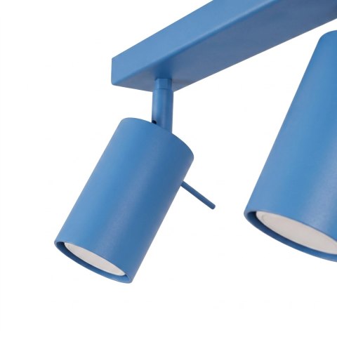 Sollux Lighting Plafon RING 4L błękitny
