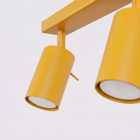 Sollux Lighting Plafon RING 4L żółty