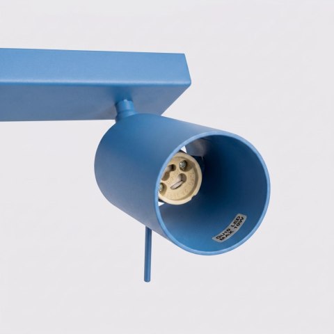 Sollux Lighting Plafon RING 6L błękitny