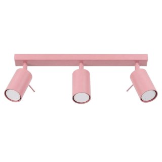 Sollux Lighting Plafon RING 3L różowy