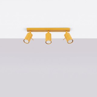 Sollux Lighting Plafon RING 3L żółty
