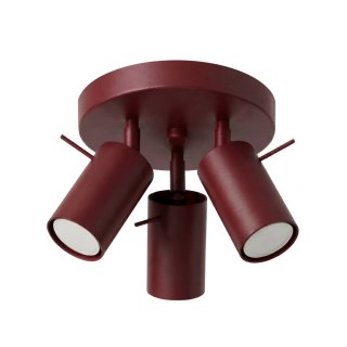 Sollux Lighting Plafon RING 3P burgund
