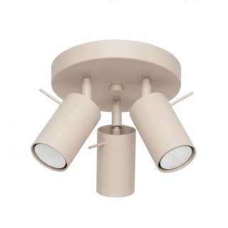 Sollux Lighting Plafon RING 3P taupe