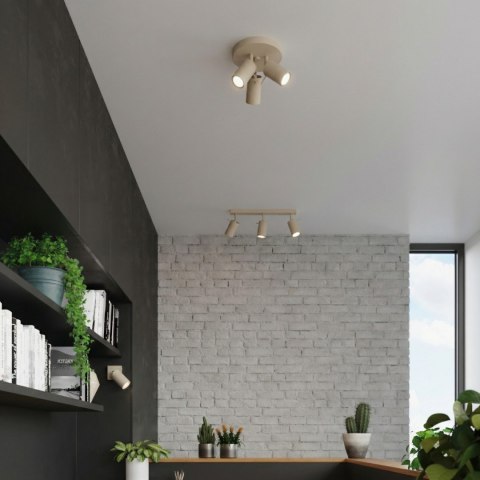 Sollux Lighting Plafon RING 3P taupe