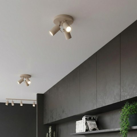 Sollux Lighting Plafon RING 3P taupe
