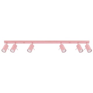Sollux Lighting Plafon RING 6L różowy