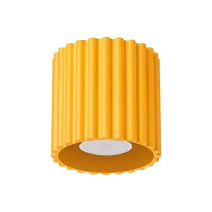 Sollux Lighting Plafon AURA 1 żółty GU10