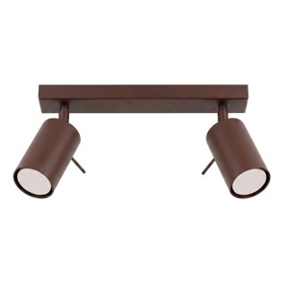Sollux Lighting Plafon RING 2 brązowy