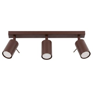 Sollux Lighting Plafon RING 3L brązowy