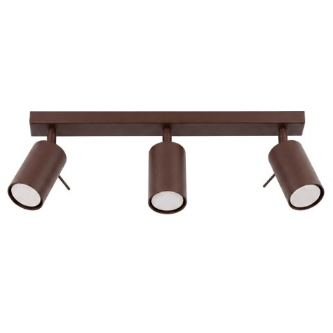 Sollux Lighting Plafon RING 3L brązowy