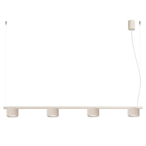 Sollux Lighting Żyrandol AURA 4 beżowa Gx53