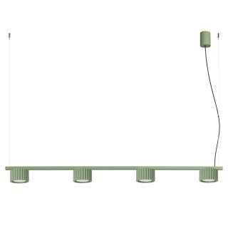 Sollux Lighting Żyrandol AURA 4 szałwiowa Gx53