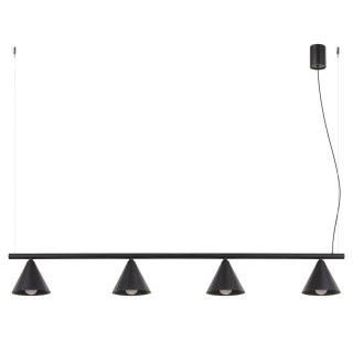 Sollux Lighting Żyrandol NOX 4L czarna