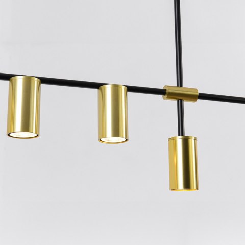Light Prestige Lampa wisząca Arizona czarno - złota 6xGU10
