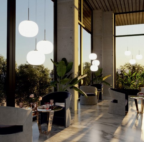 Light Prestige Lampa wisząca Jukon biała 1xE27