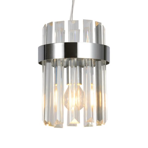 Light Prestige Lampa wisząca Vetro chrom 2xE14