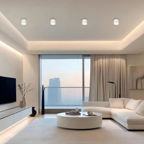 Light Prestige Oprawa natynkowa Kendal L biała GX53