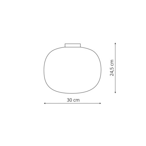 Light Prestige Plafon Jukon biały 1xE27