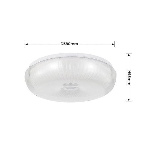 Light Prestige Plafon Luniq 40 cm biały LED CCT