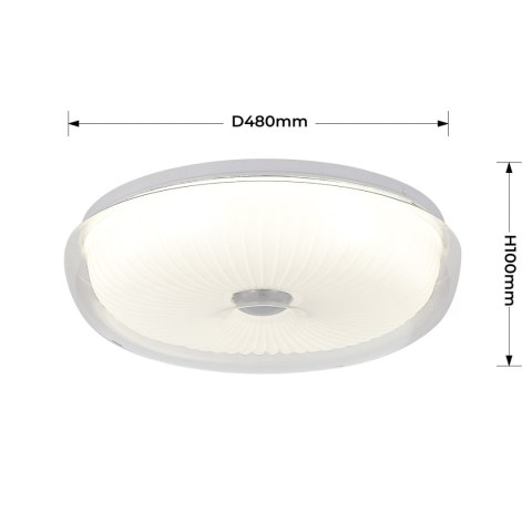Light Prestige Plafon Luniq 50 cm biały LED CCT