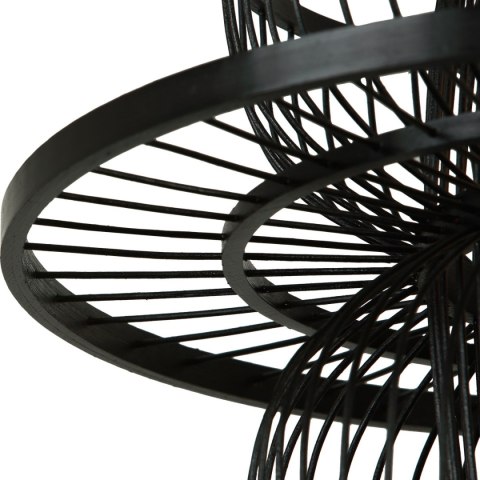 Light Prestige Rattanowa lampa wisząca Astra czarna 1xE27