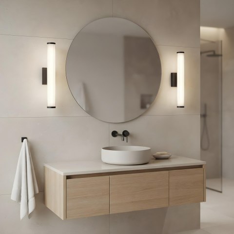Light Prestige Kinkiet Vena 60 cm czarna LED CCT