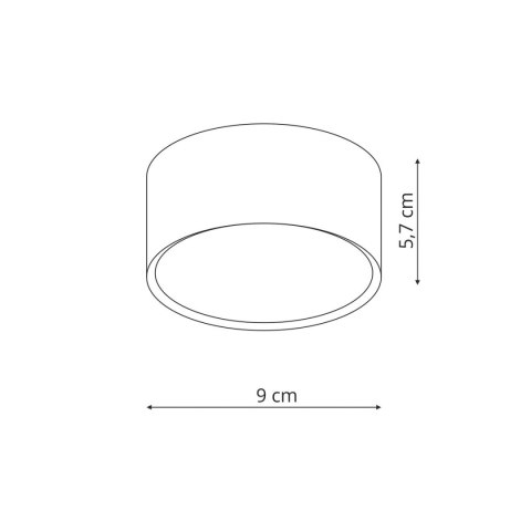 Light Prestige Oprawa natynkowa Kendal biała IP54 LED CCT