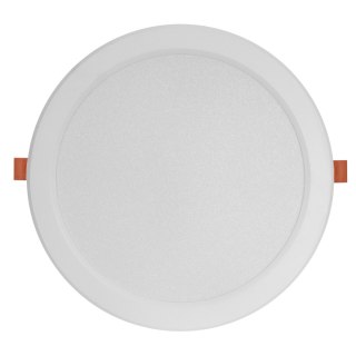 PANEL LED PODTYNKOWY PLAFON SUFITOWY OKRĄGŁY 18W B.CIEPŁY