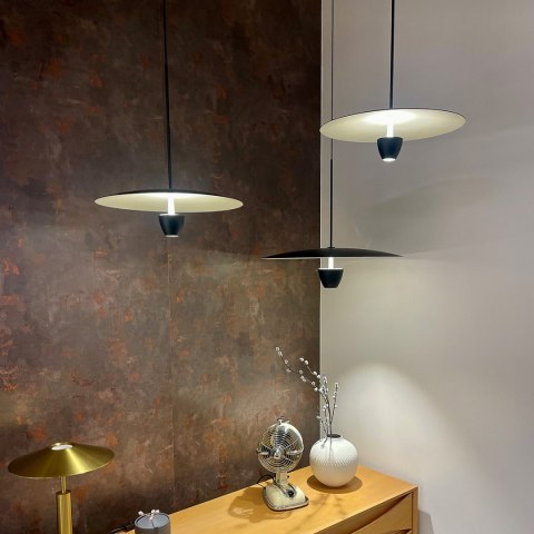 Light Prestige Lampa wisząca Ufo L czarna LED CCT
