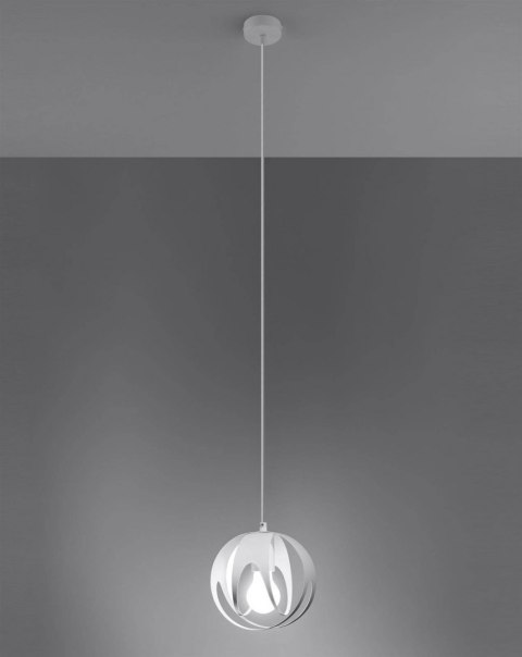 Sollux Lampa wisząca TULOS 1 biała