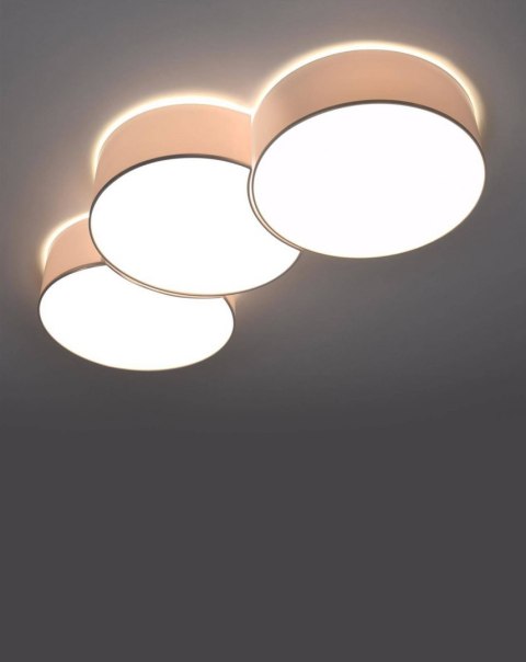 Sollux Lampa Plafon CIRCLE 3A biały