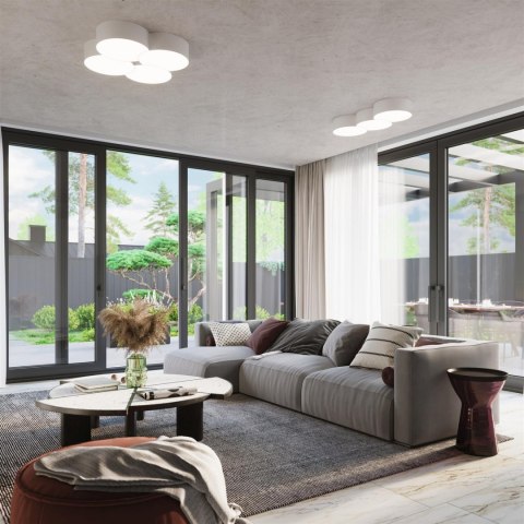 Sollux Lampa Plafon CIRCLE 3B biały