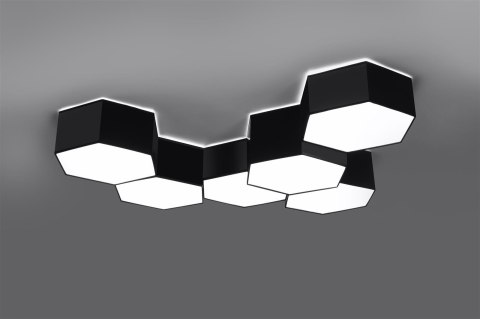 Sollux Lampa Plafon SUNDE 13 czarny