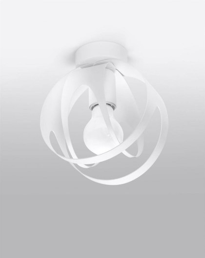 Sollux Lampa Plafon TULOS biały