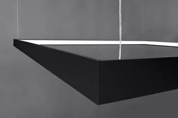 Sollux Lampa Żyrandol NELYA M czarny LED 4000K