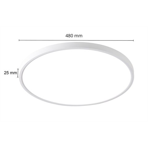 Light Prestige Plafon California 48 cm biały LED CCT