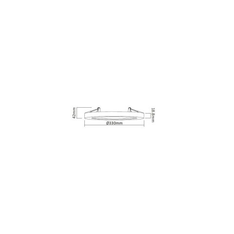 Light Prestige Plafon York biały 2w1 LED 4000K