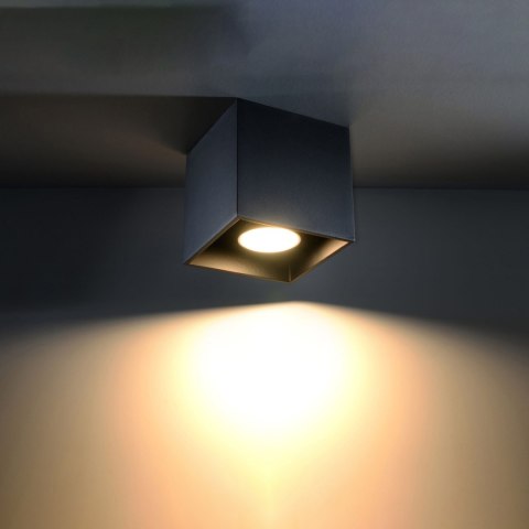 Sollux Lighting Plafon QUAD 1 czarny