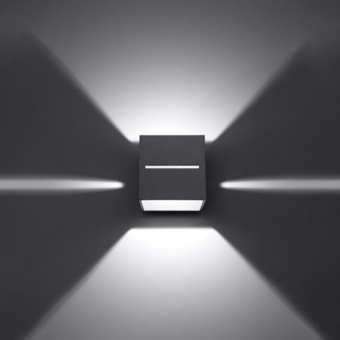 Sollux Lighting Kinkiet LOBO szary