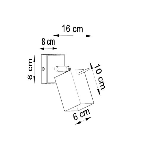 Sollux Lighting Kinkiet MERIDA biały